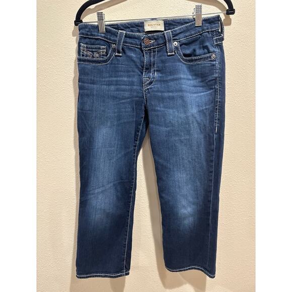 Big Star Maddie Dark Wash Jean Denim Capri size 26 - Picture 1 of 5